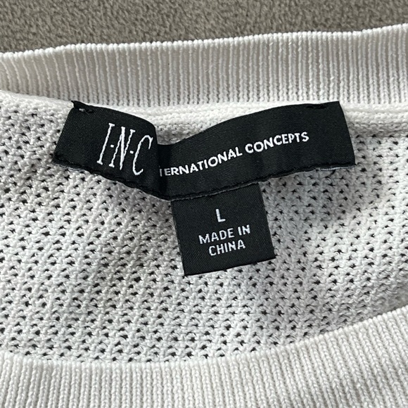 I•N•C International Concepts lightweight rainbow sweater. Size L - Picture 2 of 2